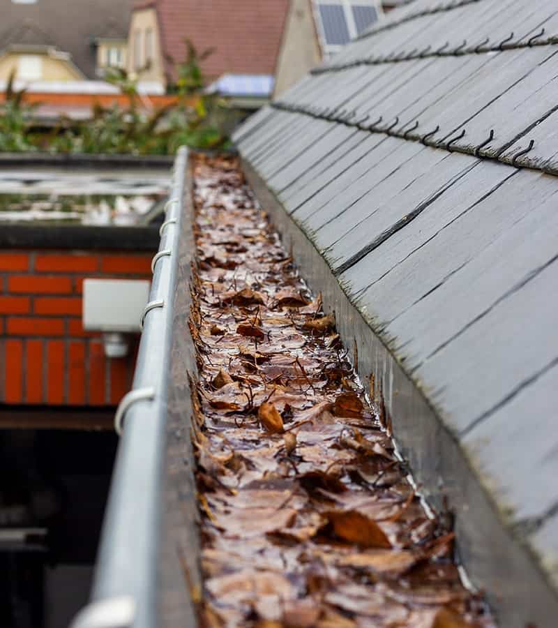 Gutter Cleaning roofing for troops