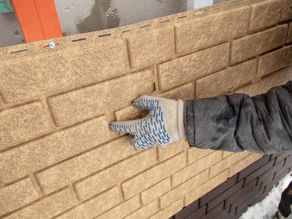 Brick Siding with Roofing for Troops