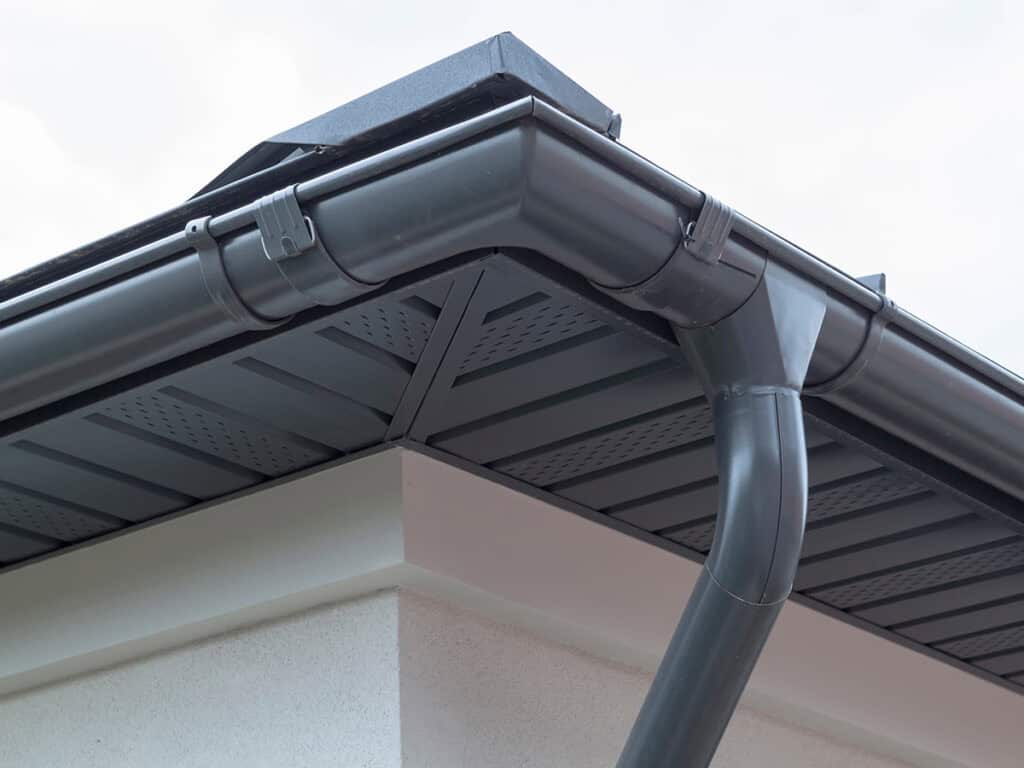 Gutters with Roofing for Troops