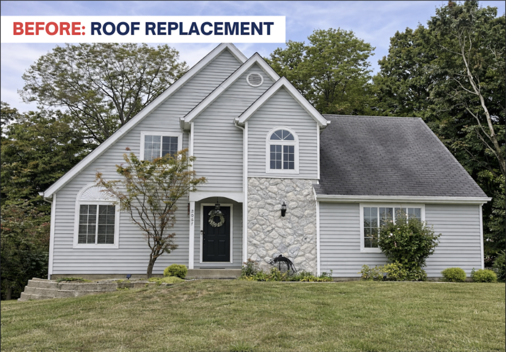Roof Replacement in Cincinnati - Before